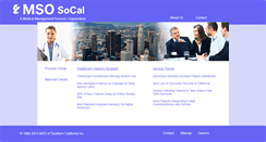 Desktop Screenshot of msosocal.com